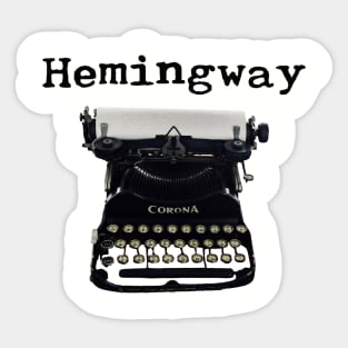 Hemingway Sticker